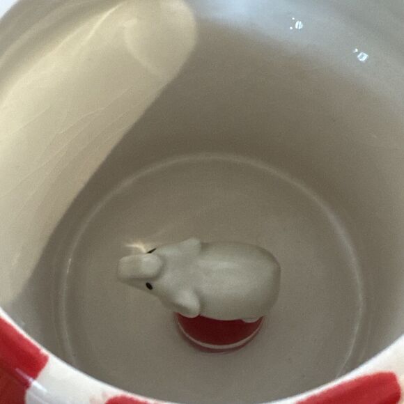 Pier 1 Imports Circus Tent Lion Elephant Peek a Boo Coffee Mug 3D Style - Picture 4 of 11